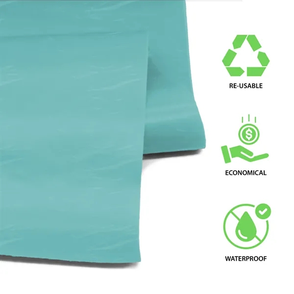 10' x 6.5' Custom Plastic Rectangular Table Cover - 10' x 6.5' Custom Plastic Rectangular Table Cover - Image 5 of 5