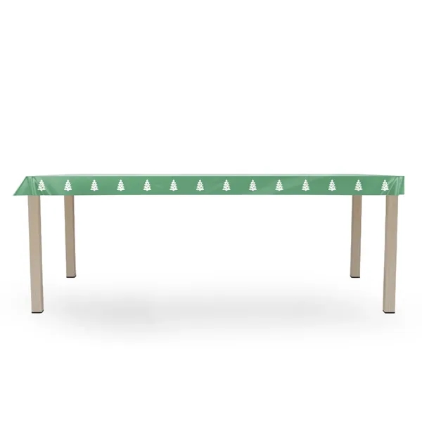 105" x 39" Custom Plastic Rectangular Table Cover - 105" x 39" Custom Plastic Rectangular Table Cover - Image 0 of 5