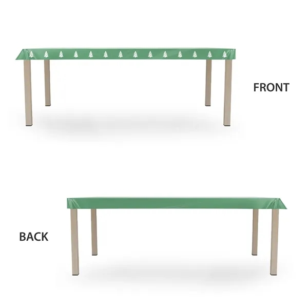 105" x 39" Custom Plastic Rectangular Table Cover - 105" x 39" Custom Plastic Rectangular Table Cover - Image 2 of 5