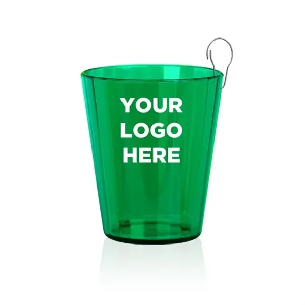 Green Shot Glass Medallion - Green Shot Glass Medallion - Image 3 of 3