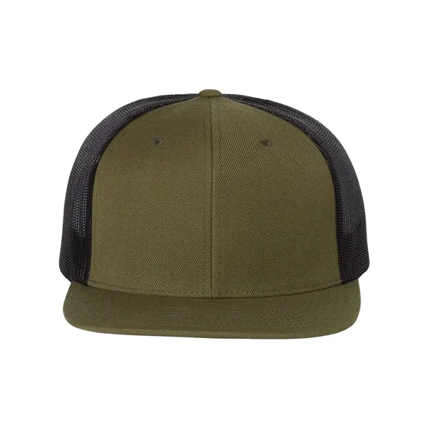 Richardson Wool Blend Flat Bill Trucker Cap - Richardson Wool Blend Flat Bill Trucker Cap - Image 17 of 24