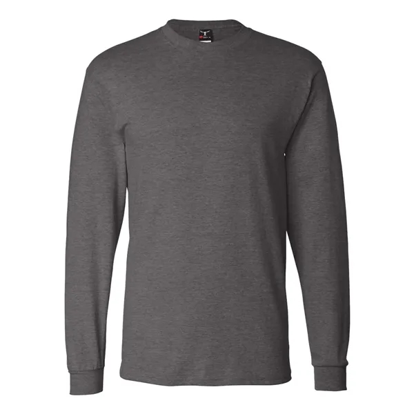 Hanes Unisex Beefy-T® Long Sleeve T-Shirt - Hanes Unisex Beefy-T® Long Sleeve T-Shirt - Image 7 of 45