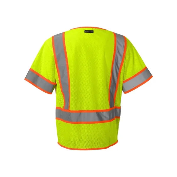 Kishigo Unisex Ultra-Cool™ Six-Pocket Mesh Surveyor's Vest - Kishigo Unisex Ultra-Cool™ Six-Pocket Mesh Surveyor's Vest - Image 3 of 6