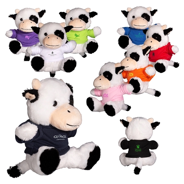 7" Plush Cow with T-Shirt - 7" Plush Cow with T-Shirt - Image 11 of 11