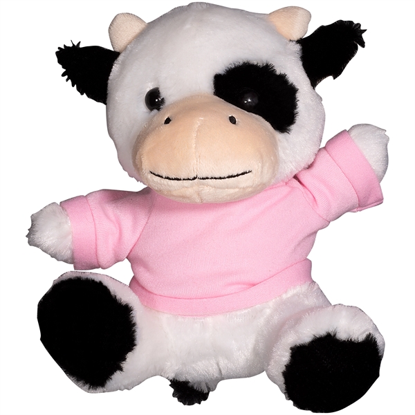 7" Plush Cow with T-Shirt - 7" Plush Cow with T-Shirt - Image 6 of 11