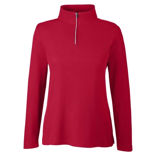 CORE365 Women's Fusion ChromaSoft™ Pique Quarter-Zip Pull... - CORE365 Women's Fusion ChromaSoft™ Pique Quarter-Zip Pull... - Image 13 of 24