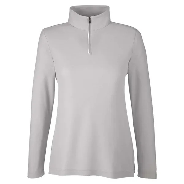 CORE365 Women's Fusion ChromaSoft™ Pique Quarter-Zip Pull... - CORE365 Women's Fusion ChromaSoft™ Pique Quarter-Zip Pull... - Image 19 of 24