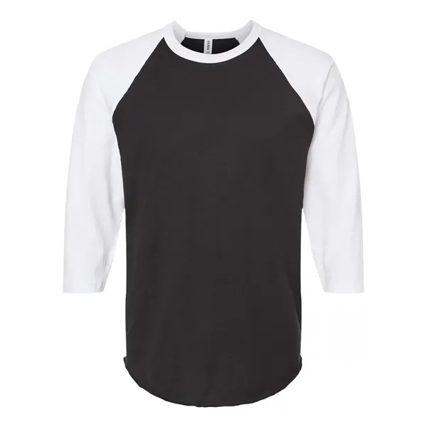 Tultex Unisex Fine Jersey Raglan T-Shirt - Tultex Unisex Fine Jersey Raglan T-Shirt - Image 5 of 38