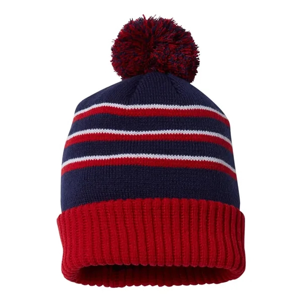 Richardson Pom Cuffed Beanie - Richardson Pom Cuffed Beanie - Image 10 of 14