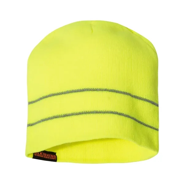 Kishigo High Viz Reflective Beanie - Kishigo High Viz Reflective Beanie - Image 2 of 4