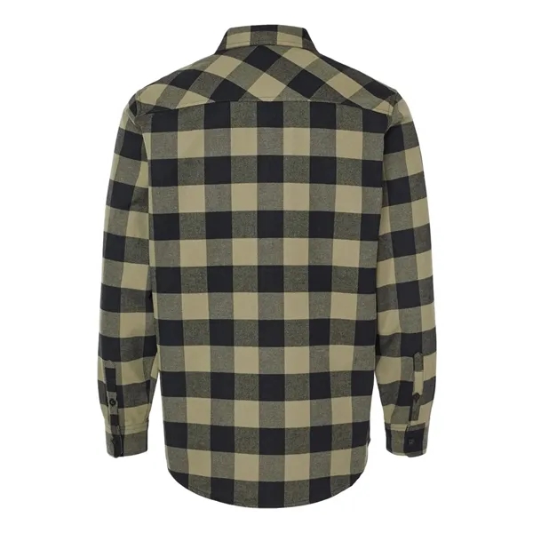 Independent Trading Co. Unisex Flannel Shirt - Independent Trading Co. Unisex Flannel Shirt - Image 6 of 8