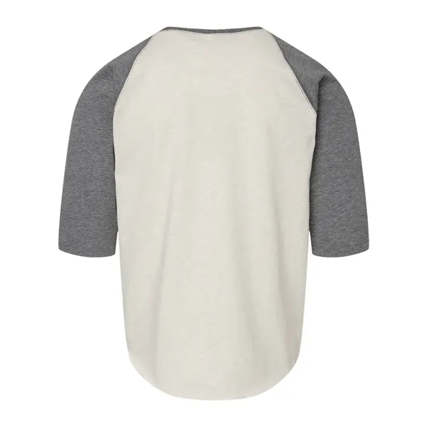 LAT Youth Baseball Fine Jersey Three-Quarter Sleeve Tee - LAT Youth Baseball Fine Jersey Three-Quarter Sleeve Tee - Image 4 of 24