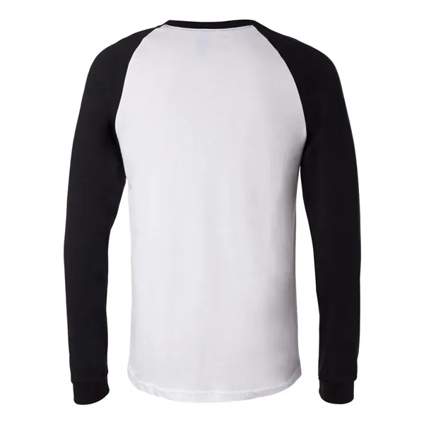 BELLA + CANVAS Men's Long Sleeve Jersey Baseball Tee - BELLA + CANVAS Men's Long Sleeve Jersey Baseball Tee - Image 15 of 24