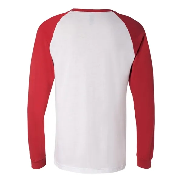 BELLA + CANVAS Men's Long Sleeve Jersey Baseball Tee - BELLA + CANVAS Men's Long Sleeve Jersey Baseball Tee - Image 17 of 24
