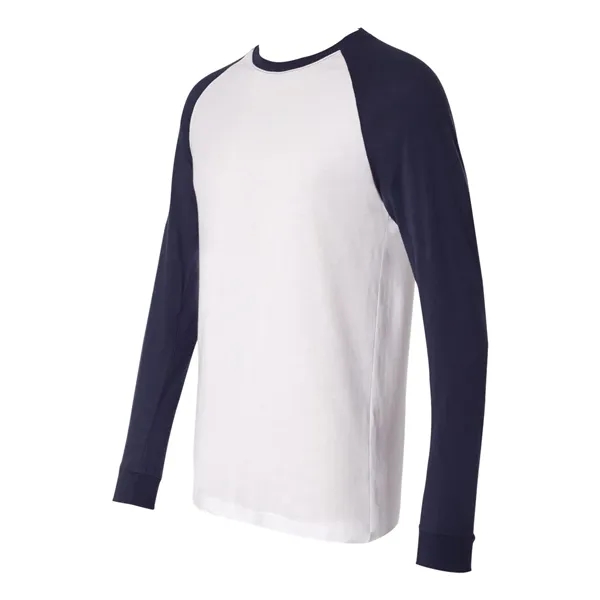 BELLA + CANVAS Men's Long Sleeve Jersey Baseball Tee - BELLA + CANVAS Men's Long Sleeve Jersey Baseball Tee - Image 22 of 24
