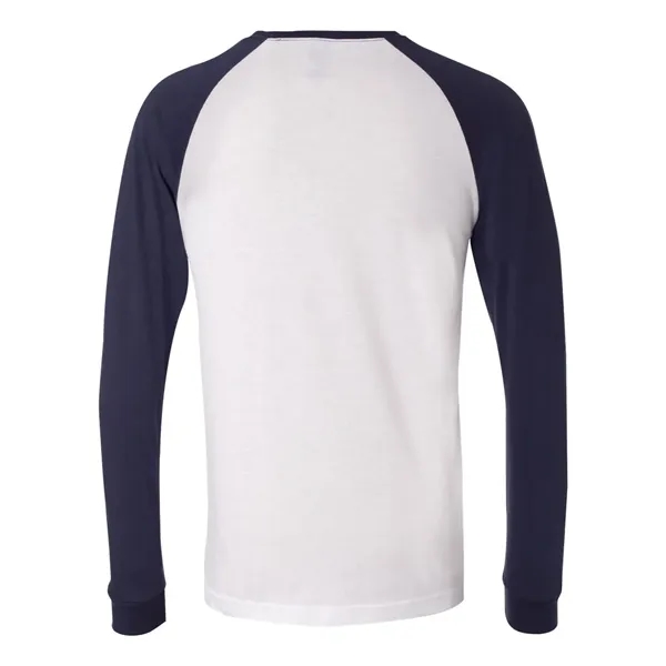 BELLA + CANVAS Men's Long Sleeve Jersey Baseball Tee - BELLA + CANVAS Men's Long Sleeve Jersey Baseball Tee - Image 23 of 24