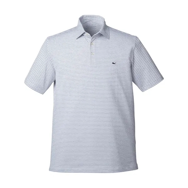 vineyard vines Men's Heathered Winstead Sankaty Polo