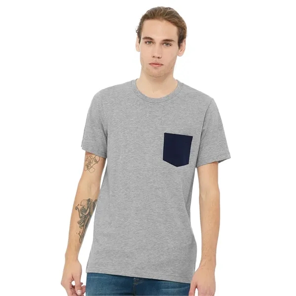BELLA + CANVAS Men's Jersey Pocket Tee - BELLA + CANVAS Men's Jersey Pocket Tee - Image 0 of 42
