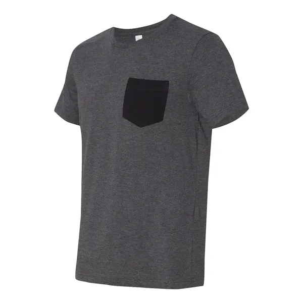 BELLA + CANVAS Men's Jersey Pocket Tee - BELLA + CANVAS Men's Jersey Pocket Tee - Image 17 of 42