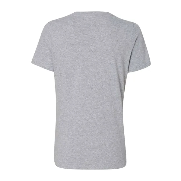 BELLA + CANVAS Women's Relaxed Heather CVC V-Neck Tee - BELLA + CANVAS Women's Relaxed Heather CVC V-Neck Tee - Image 2 of 26