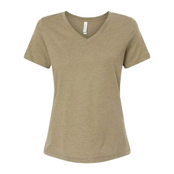 BELLA + CANVAS Women's Relaxed Heather CVC V-Neck Tee - BELLA + CANVAS Women's Relaxed Heather CVC V-Neck Tee - Image 13 of 26