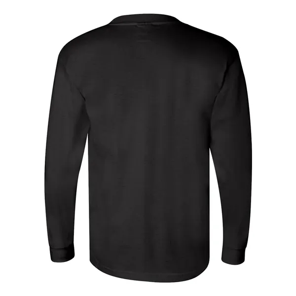 Bayside Unisex Union-Made Long Sleeve Pocket T-Shirt - Bayside Unisex Union-Made Long Sleeve Pocket T-Shirt - Image 3 of 18