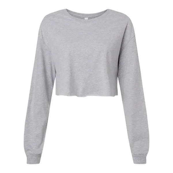 BELLA + CANVAS Women's FWD Fashion Crop Long Sleeve Tee - BELLA + CANVAS Women's FWD Fashion Crop Long Sleeve Tee - Image 1 of 16