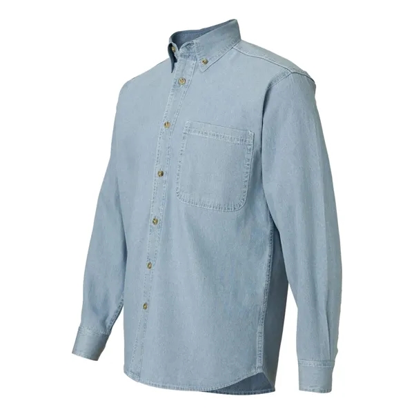 Sierra Pacific Men's Denim Shirt - Sierra Pacific Men's Denim Shirt - Image 8 of 9