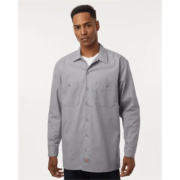 Dickies Men's Industrial Long Sleeve Work Shirt - Dickies Men's Industrial Long Sleeve Work Shirt - Image 0 of 14