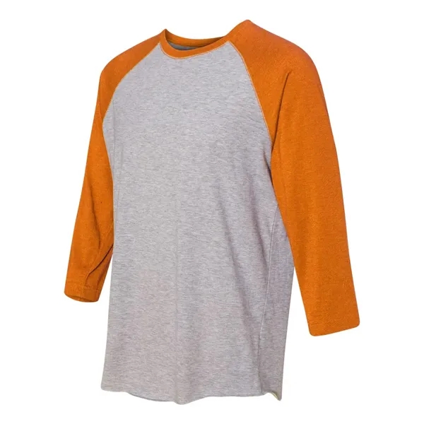 LAT Men's Baseball Fine Jersey Three-Quarter Sleeve Tee - LAT Men's Baseball Fine Jersey Three-Quarter Sleeve Tee - Image 13 of 32