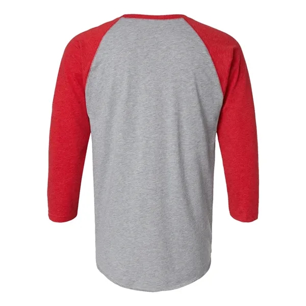 LAT Men's Baseball Fine Jersey Three-Quarter Sleeve Tee - LAT Men's Baseball Fine Jersey Three-Quarter Sleeve Tee - Image 18 of 32