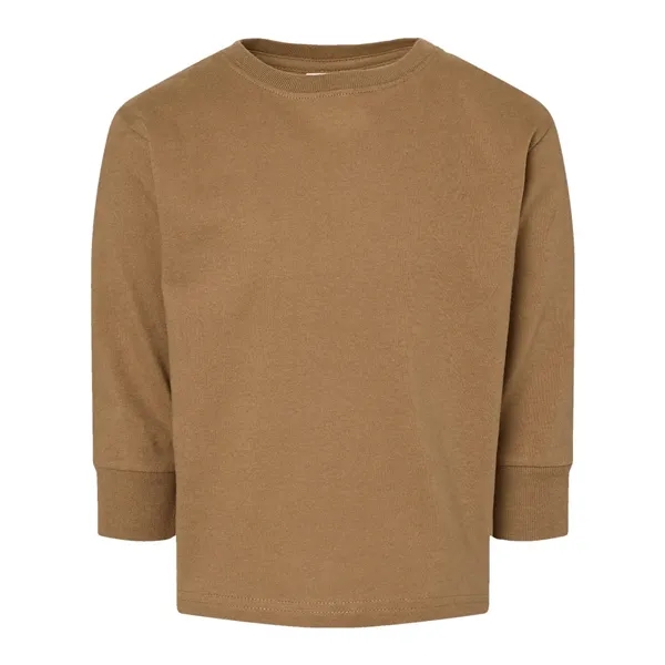 Rabbit Skins Toddler Fine Jersey Long Sleeve Tee - Rabbit Skins Toddler Fine Jersey Long Sleeve Tee - Image 5 of 36