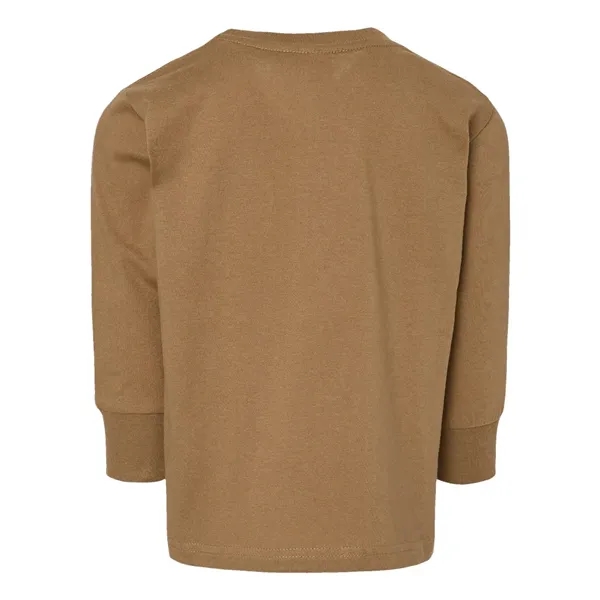 Rabbit Skins Toddler Fine Jersey Long Sleeve Tee - Rabbit Skins Toddler Fine Jersey Long Sleeve Tee - Image 6 of 36