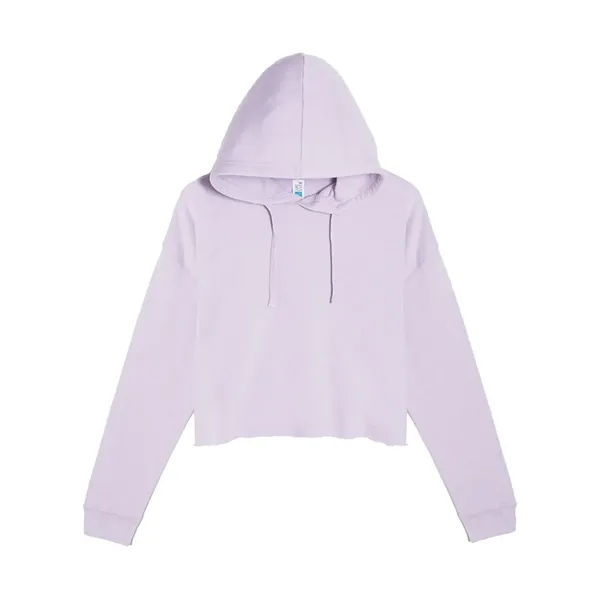 Lane Seven Women's Cropped Fleece Hooded Sweatshirt - Lane Seven Women's Cropped Fleece Hooded Sweatshirt - Image 3 of 11