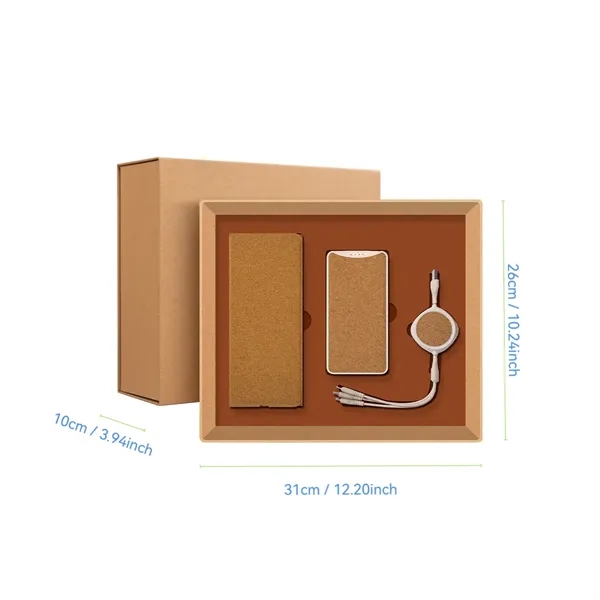 Three-Piece Wireless Mouse Pad Data Cable Power Bank - Three-Piece Wireless Mouse Pad Data Cable Power Bank - Image 1 of 1