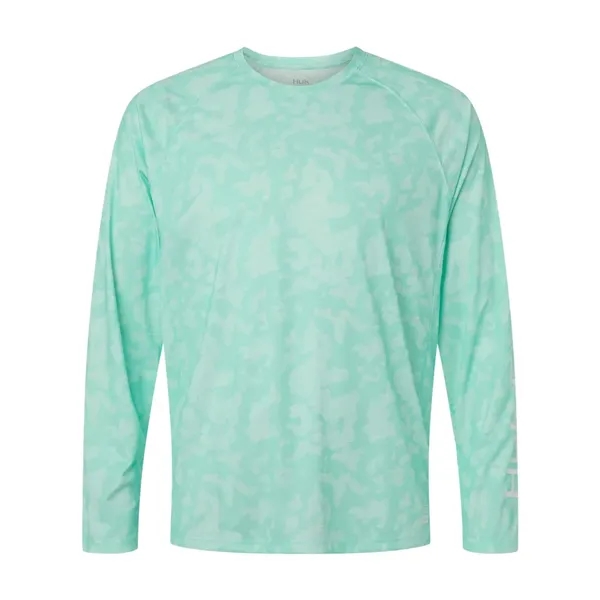 Custom HUK Men's Lopro Running Lakes Long Sleeve T-Shirt