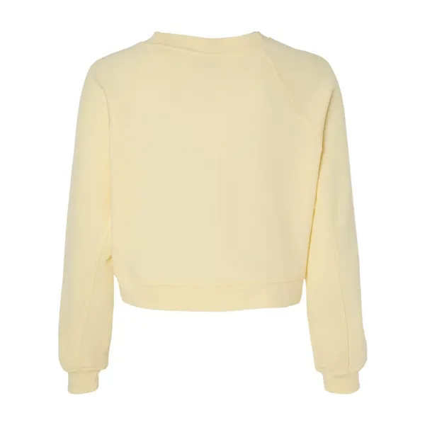 BELLA + CANVAS Women's Crop Raglan Fleece Crewneck Sweats... - BELLA + CANVAS Women's Crop Raglan Fleece Crewneck Sweats... - Image 6 of 14