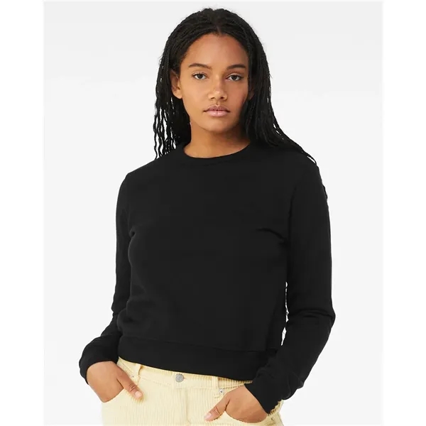 BELLA + CANVAS Women's Sponge Fleece Crewneck Sweatshirt - BELLA + CANVAS Women's Sponge Fleece Crewneck Sweatshirt - Image 0 of 16
