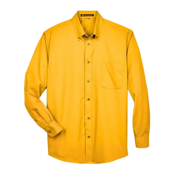 Harriton Men's Easy Blend™ Twill Shirt - Harriton Men's Easy Blend™ Twill Shirt - Image 21 of 30