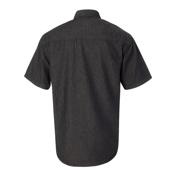 Sierra Pacific Men's Denim Short Sleeve Shirt - Sierra Pacific Men's Denim Short Sleeve Shirt - Image 3 of 9