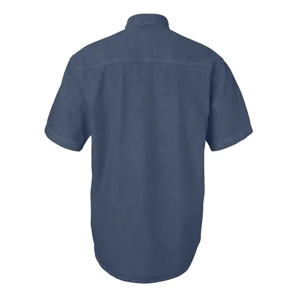 Sierra Pacific Men's Denim Short Sleeve Shirt - Sierra Pacific Men's Denim Short Sleeve Shirt - Image 6 of 9
