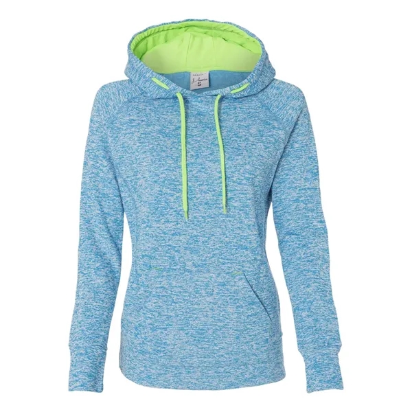 J. America Women's Cosmic Fleece Hooded Sweatshirt - J. America Women's Cosmic Fleece Hooded Sweatshirt - Image 5 of 23