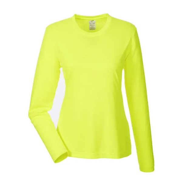 UltraClub Women's Cool & Dry Performance Long Sleeve Top - UltraClub Women's Cool & Dry Performance Long Sleeve Top - Image 3 of 13