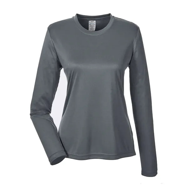 UltraClub Women's Cool & Dry Performance Long Sleeve Top - UltraClub Women's Cool & Dry Performance Long Sleeve Top - Image 4 of 13