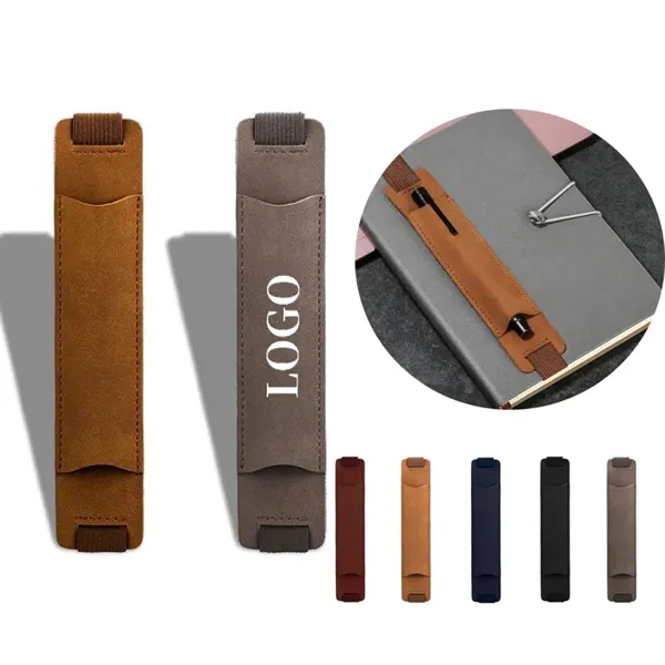 Classic PU Leather Pen Loop With Elastic Band For Notebook - Classic PU Leather Pen Loop With Elastic Band For Notebook - Image 0 of 3