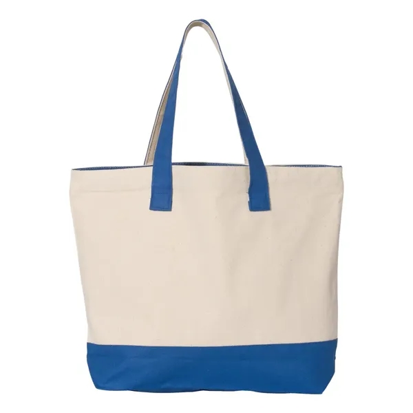 Q-Tees 19L Zippered Tote - Q-Tees 19L Zippered Tote - Image 16 of 16