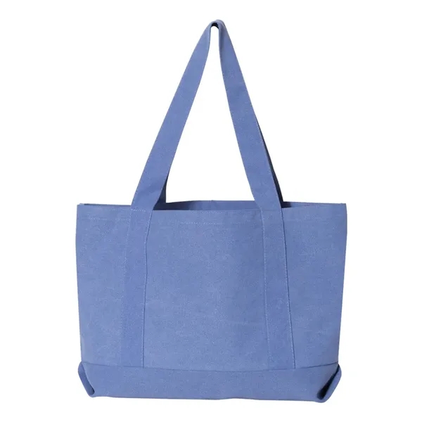 Liberty Bags Seaside Cotton Pigment Dyed Resort Tote - Liberty Bags Seaside Cotton Pigment Dyed Resort Tote - Image 6 of 12