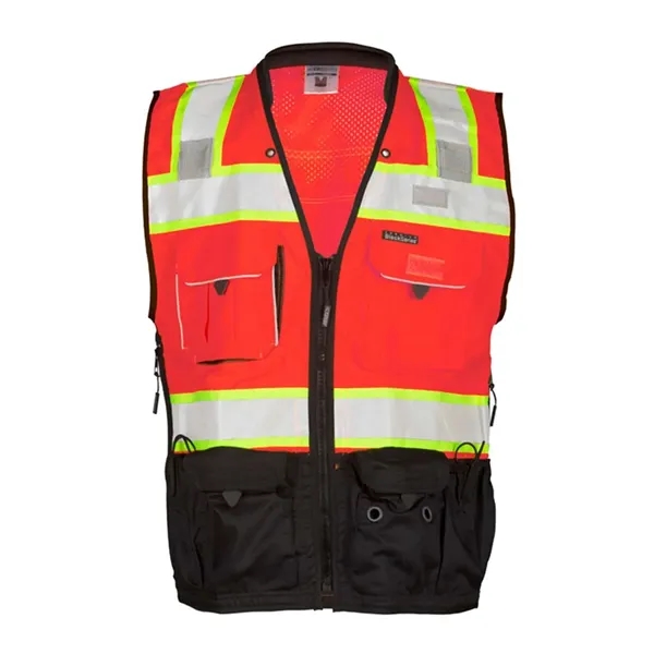 Kishigo Unisex Premium Black Series® Surveyors Vest - Kishigo Unisex Premium Black Series® Surveyors Vest - Image 1 of 6