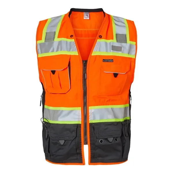 Kishigo Unisex Premium Black Series® Surveyors Vest - Kishigo Unisex Premium Black Series® Surveyors Vest - Image 5 of 6