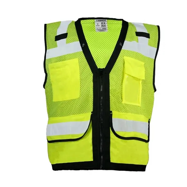 Kishigo Unisex Economy Surveyors Vest - Kishigo Unisex Economy Surveyors Vest - Image 1 of 2